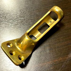 Flagpole Bracket Cast Brass